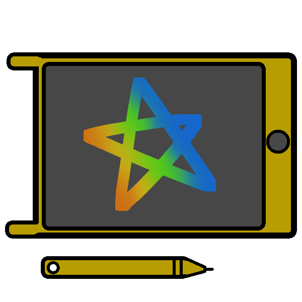 LCD tablet (yellow)
