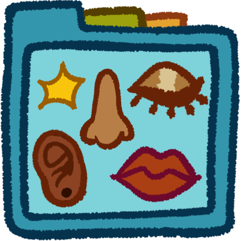 face features folder freddy