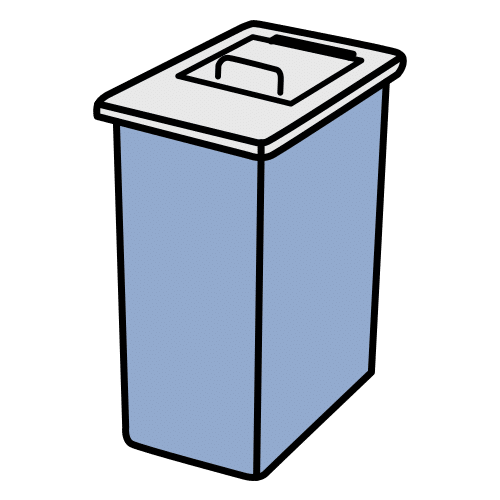 contenedor higiénico