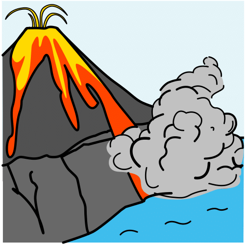 volcanic eruption