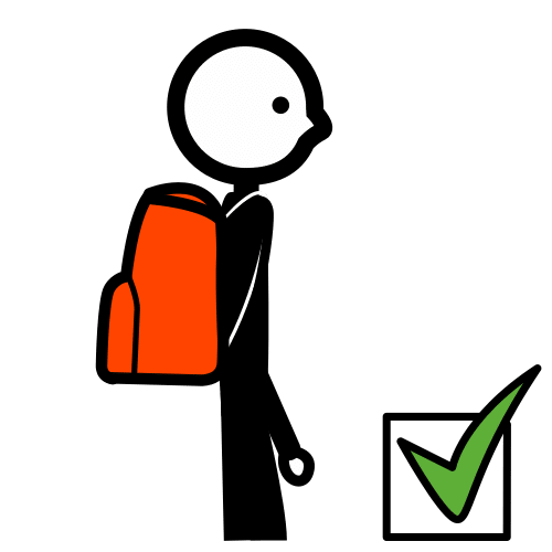 wear backpack correctly