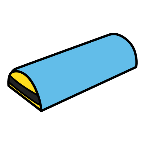 semicilindro para la integración sensorial
