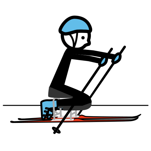 adapted nordic skiing