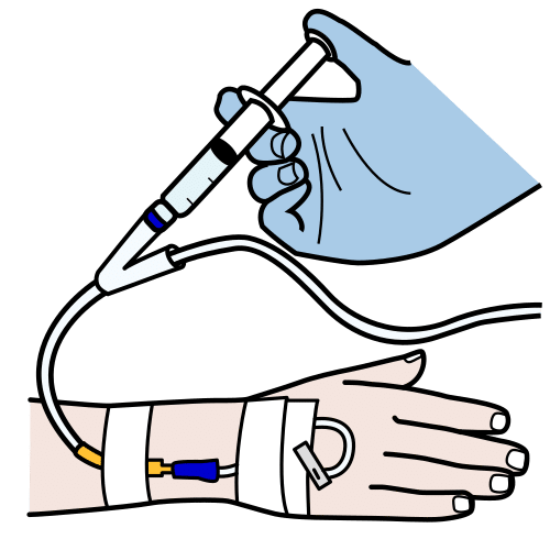 medicación intravenosa
