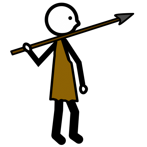 cazador prehistórico