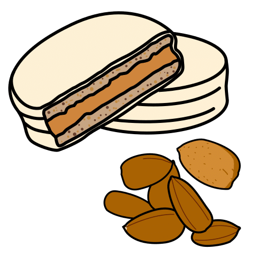 almond alfajor