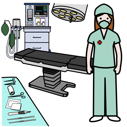 enfermera de quirófano