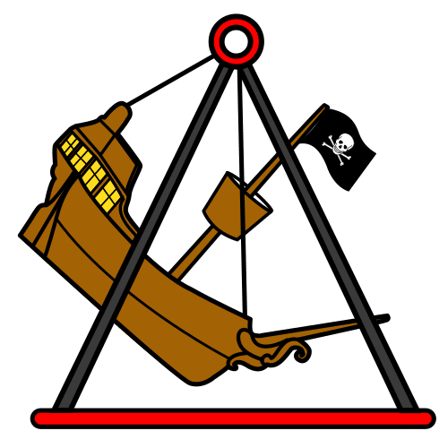 atracción del barco pirata