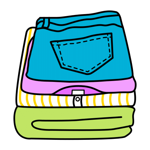 folded clothes