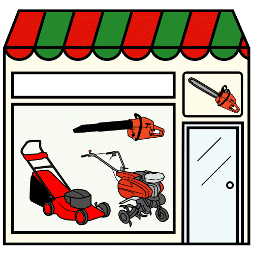 garden machinery store