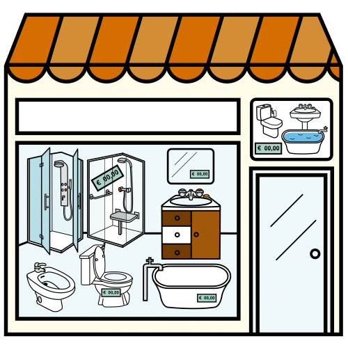bathroom supply store