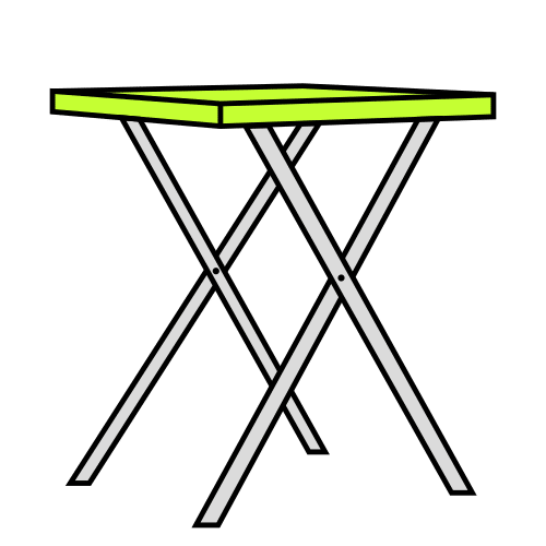 folding table