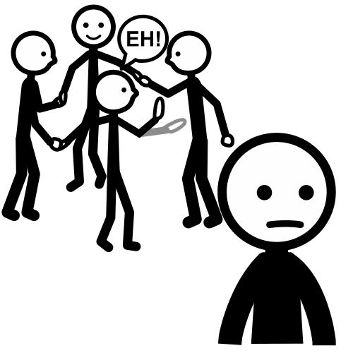 falta de interés para relacionarse