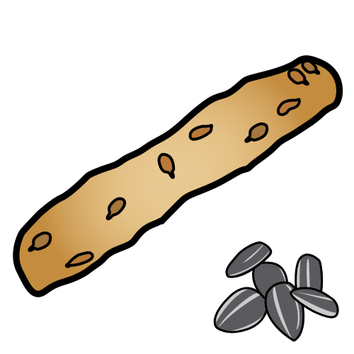 sunflower seeds breadstick