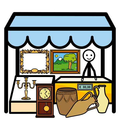 antique stall