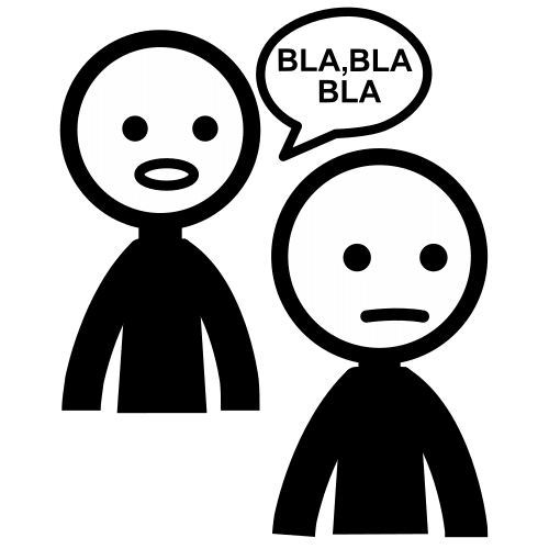 falta de contacto visual