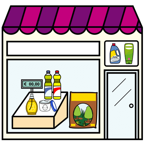 cleaning and household goods store