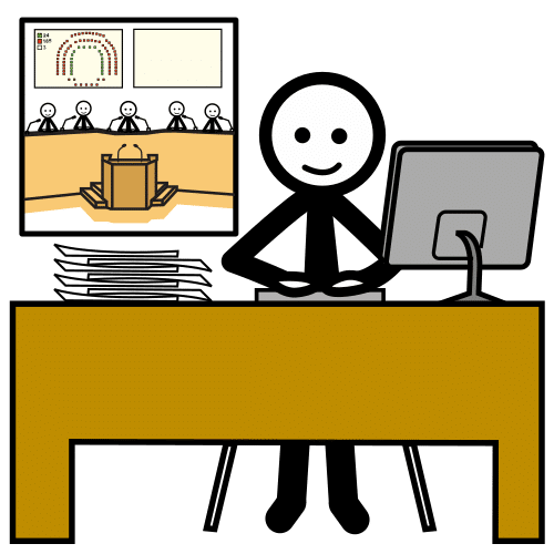 secretaría de la mesa