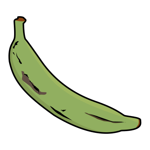 plátano verde