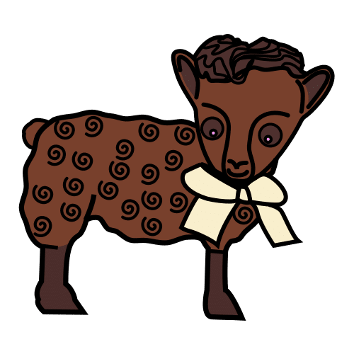 chocolate sheep