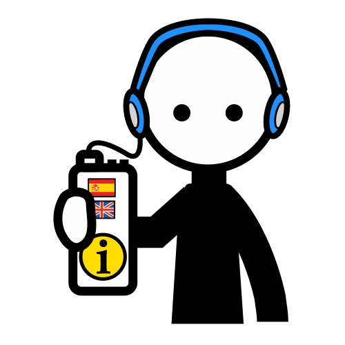 escuchar la audioguía