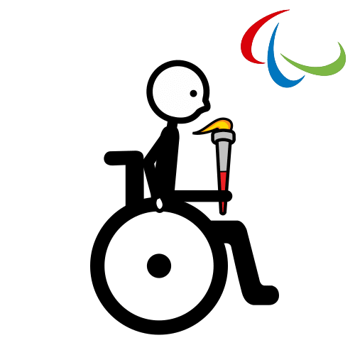 relevo de la antorcha paralímpica