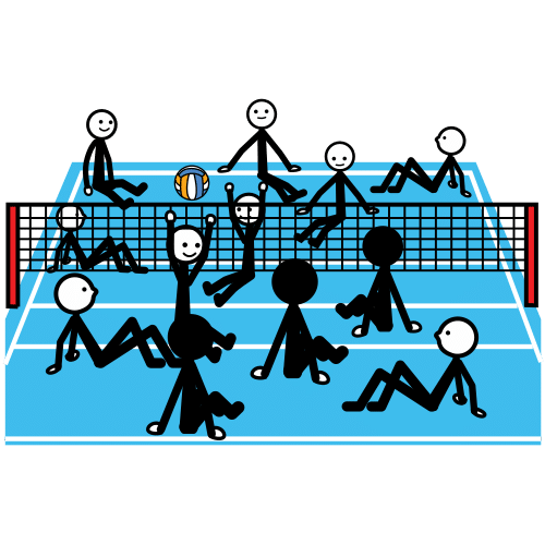 adapted volleyball