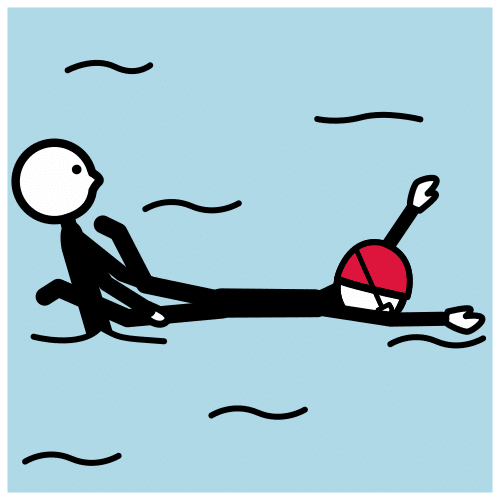 sujetar de las piernas