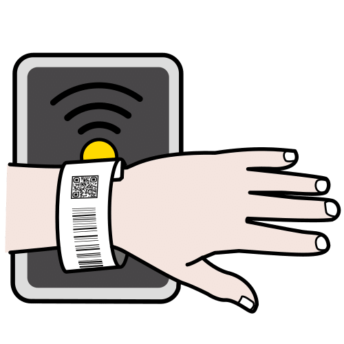 validate wristband