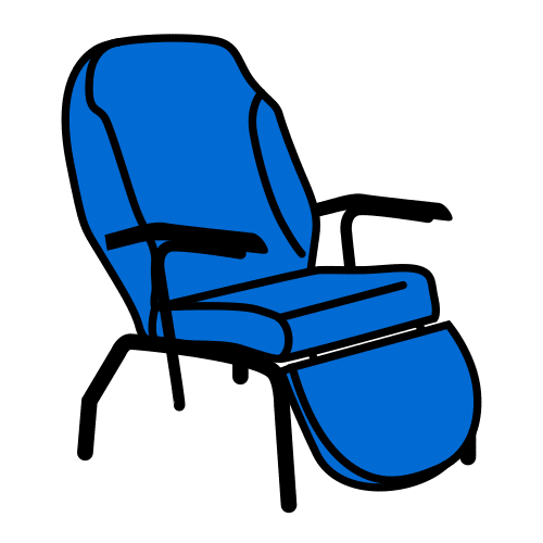 sillón hospitalario