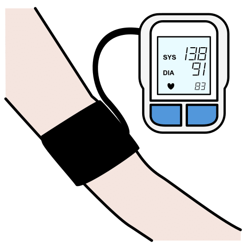 check blood pressure