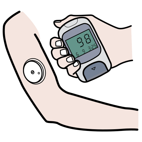 medir la glucosa en sangre