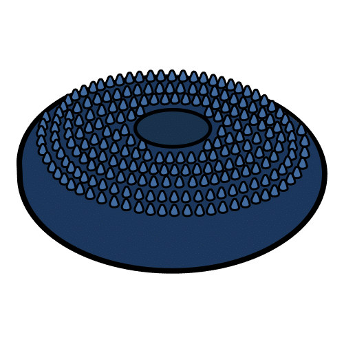 spiky tactile cushion