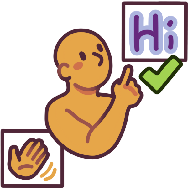 I prefer word emojis over symbols