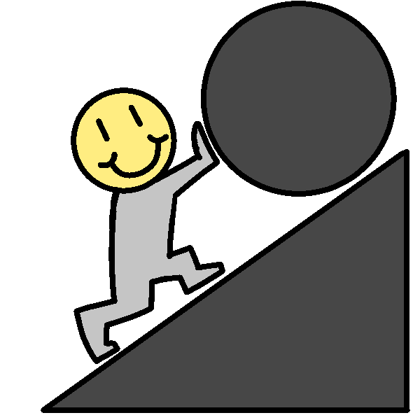 one must imagine Sisyphus happy