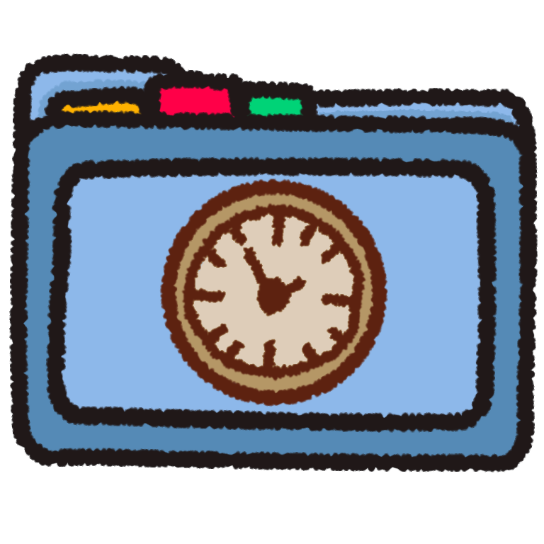 time folder