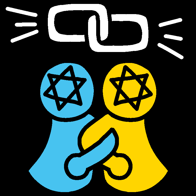 Jews stick together [high-contrast]