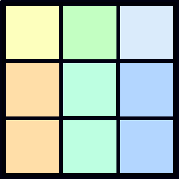 AAC Core Board / Grid 3x3 Black