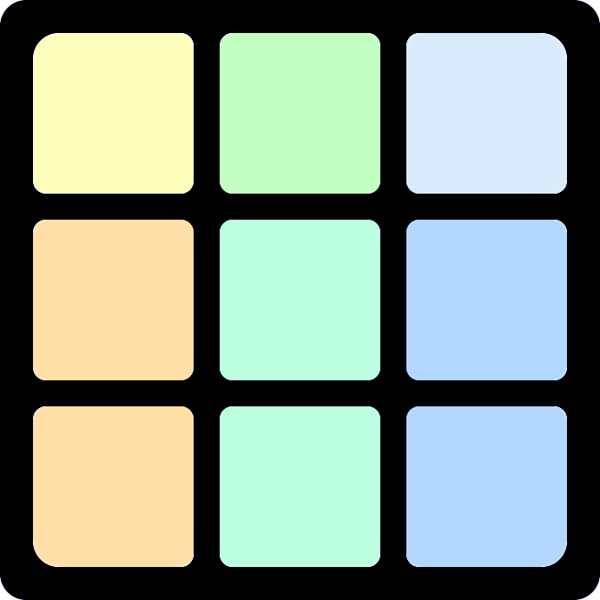 AAC Core Board / Grid 3x3 Black