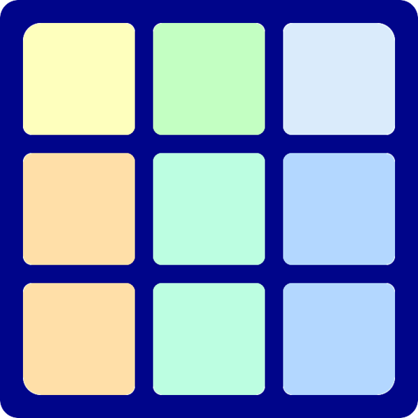 AAC Core Board / Grid 3x3 Blue