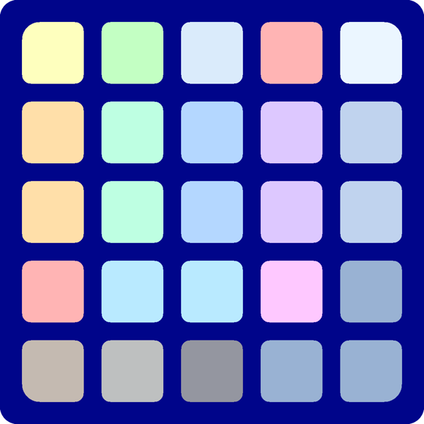 AAC Full Board / Grid 5x5 Blue