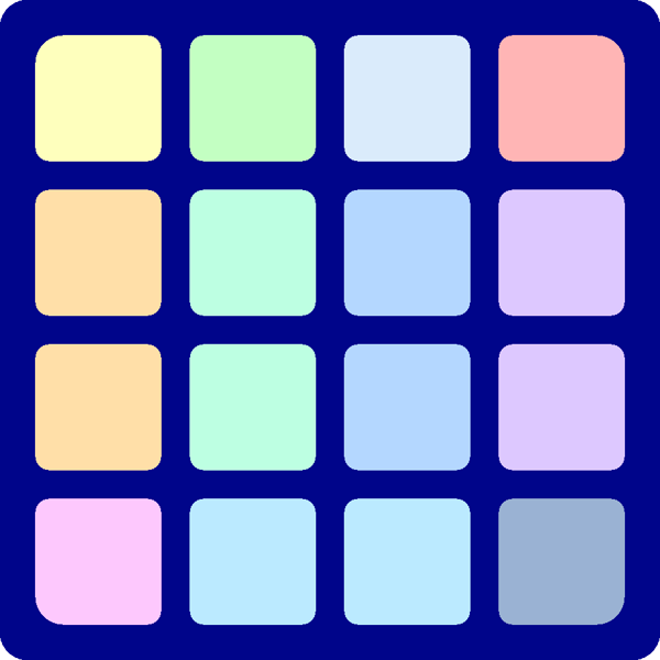 AAC Main Board / Grid 4x4 Blue