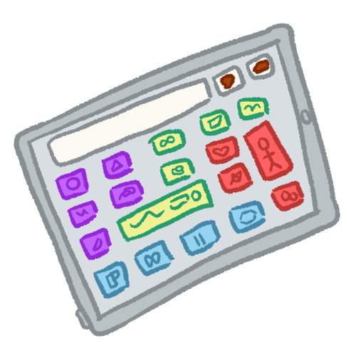 AAC on tablet
