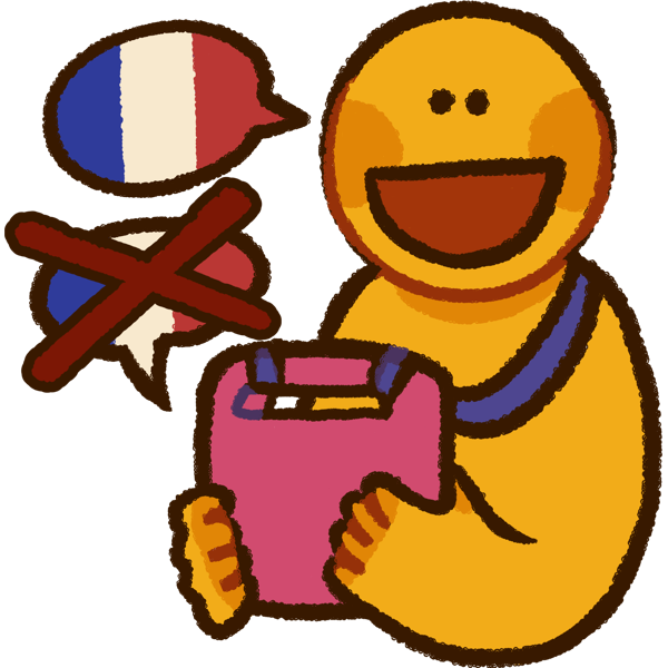 I speak french but my AAC doesn't