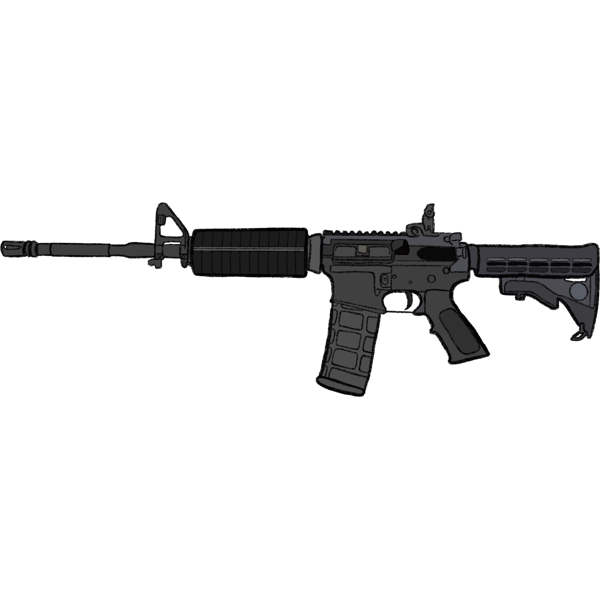 semi-automatic rifle