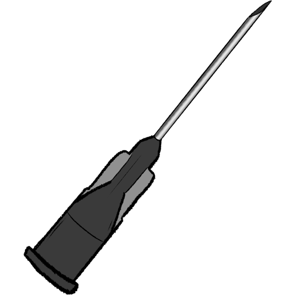 22 gauge needle