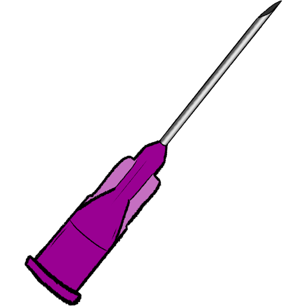24 gauge needle