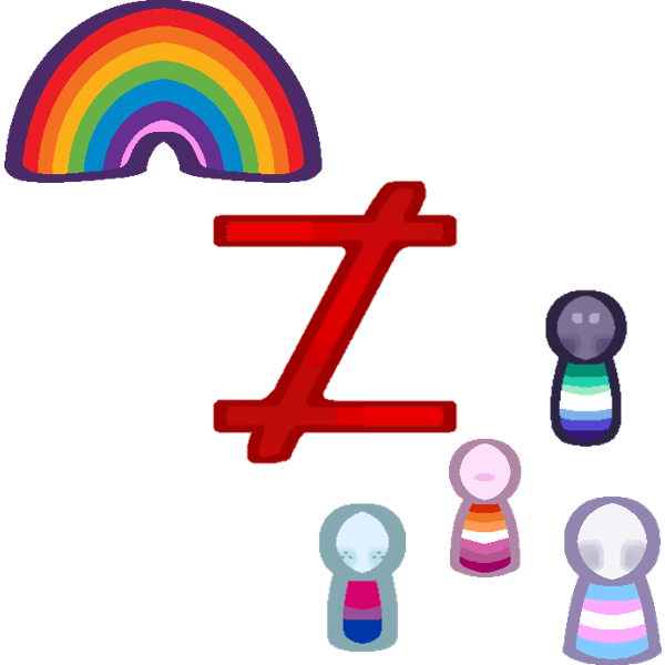 Rainbows aren't always gay/LGBTQ+