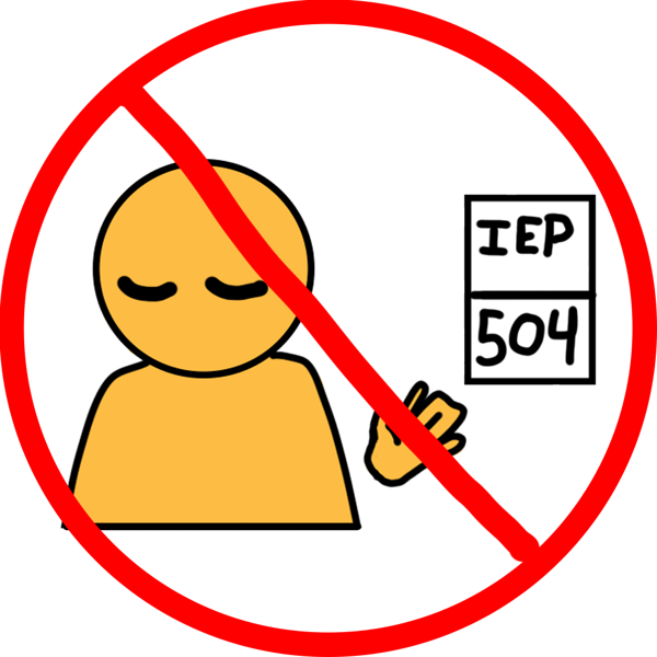 You can't ignore an IEP / 504