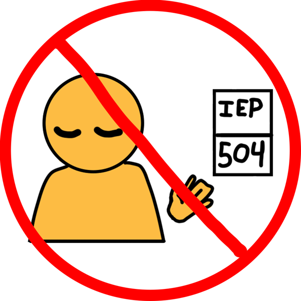You can't ignore an IEP / 504